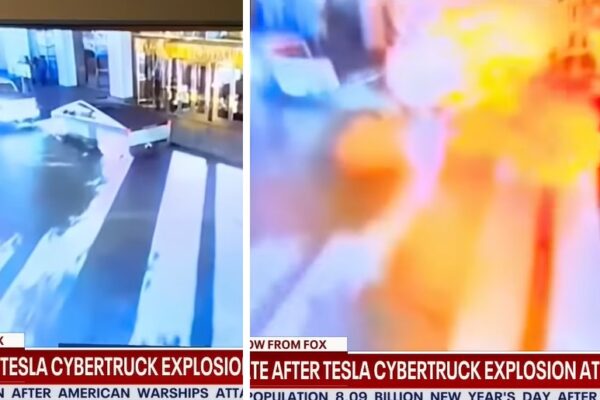 Взрыв в Лас-Вегасе: Tesla Cybertruck превратился в бомбу перед отелем Трампа - ВИДЕО