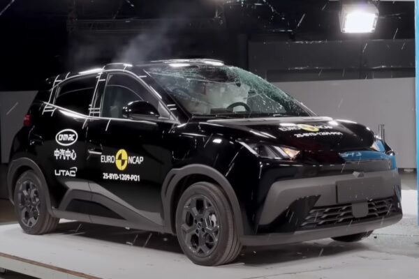Byd Dolphin Surf получает пять звезд Euro NCAP, в то время как соперник Dacia Spring остается на одной звезде - видео