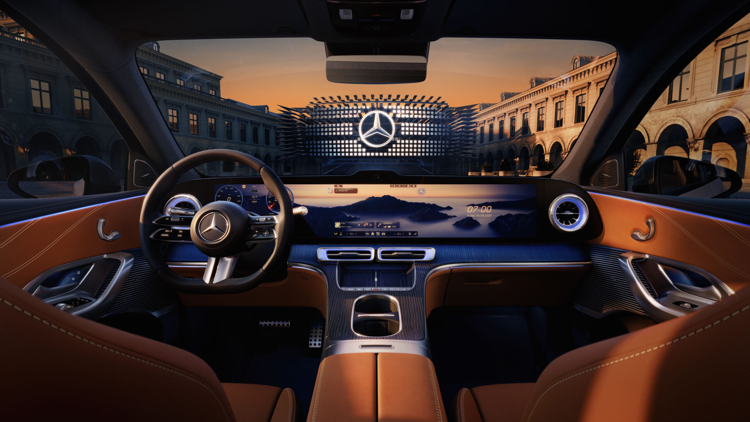 В будущем Mercedes-Benz GLC Electric используется самый большой экран, когда-либо устанавливаемый на модели бренда