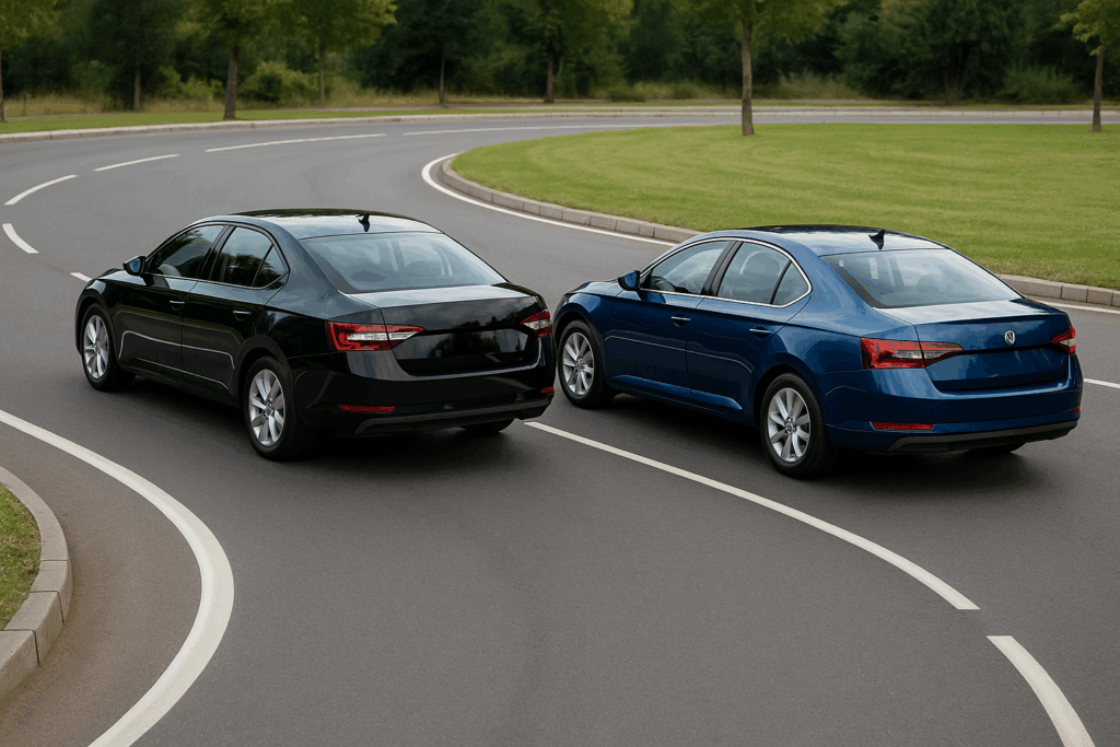 Видео | Штраф и дисквалификация, если вы выезжаете на круговую развязку и попадаете в полосу 2. Почему?