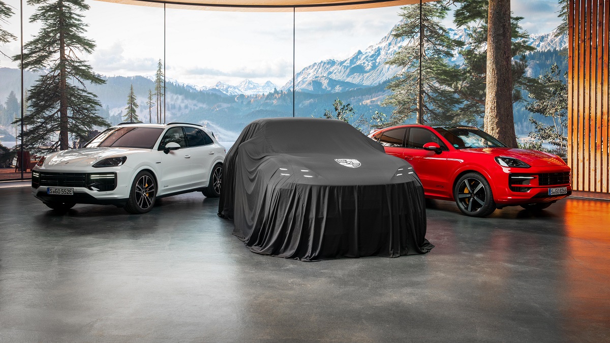 Porsche объявляет дату выпуска нового полностью электрического Cayenne