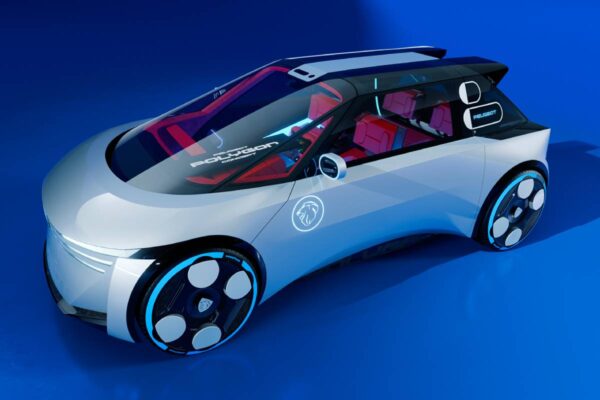 Peugeot опубликовала первое изображение концепта Polygon. Он будет оснащен прямоугольным рулем - ФОТО