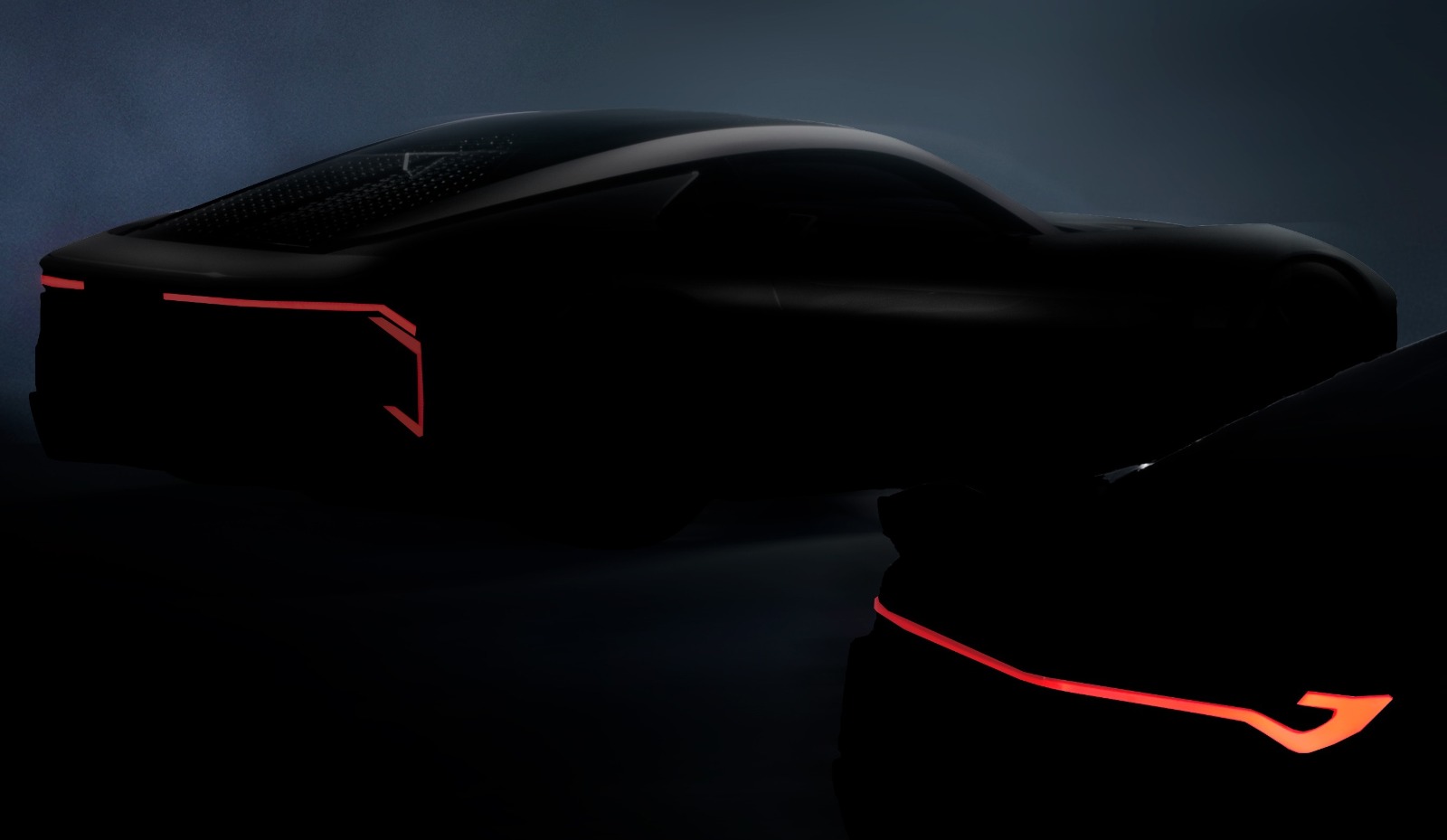 Lexus опубликовал первые изображения нового гибридного суперкара V8