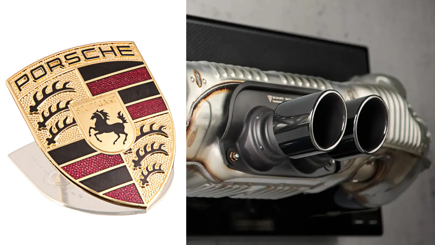 Причудливые украшения от известных автопроизводителей: спальное место Bugatti, фарфор Mercedes, кресло Lamborghini.