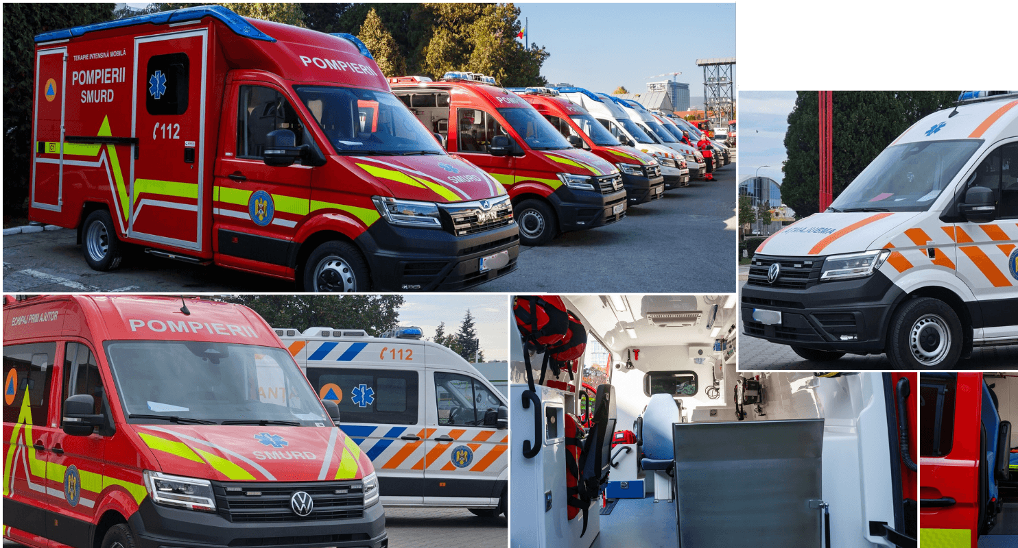 Румыния закупает новые машины скорой помощи на сумму более 1,1 млрд леев. Какие функции они имеют и кто будет ими пользоваться