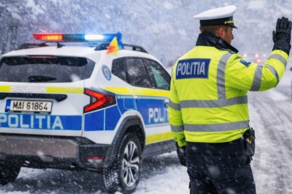 Огромный штраф женщине, едущей по заснеженной трассе на летних шинах