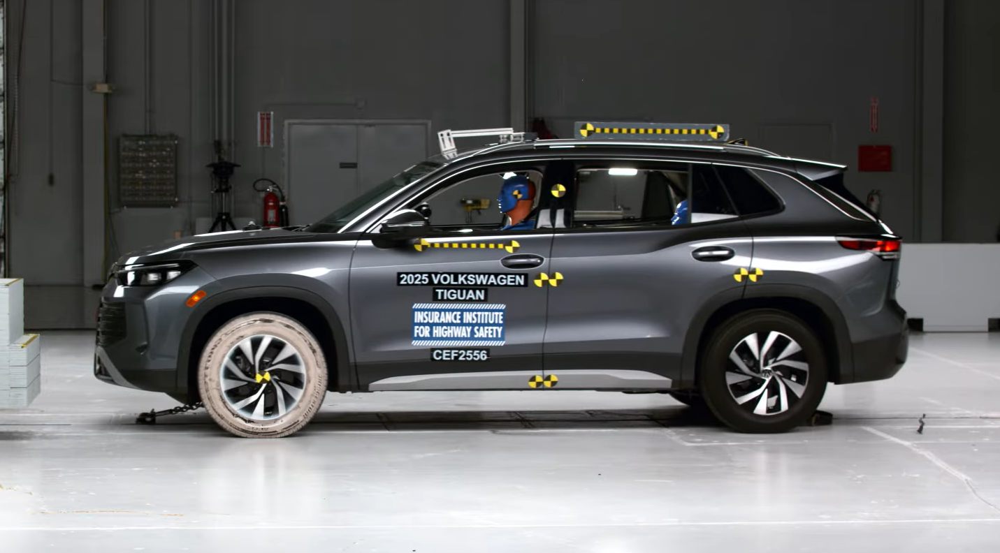 IIHS протестировал Volkswagen Tiguan: как европейский внедорожник показал себя на американских тестах
