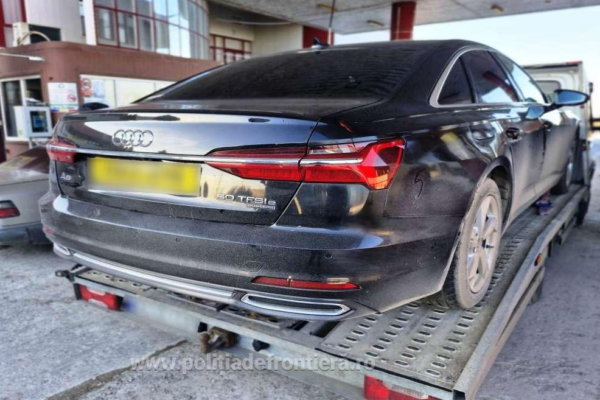 Украденный из Великобритании автомобиль Audi остановился на границе с Румынией через несколько часов после оповещения