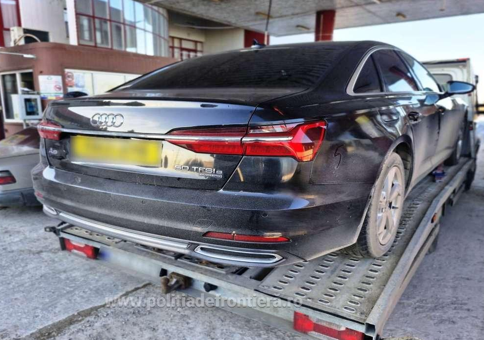 Украденный из Великобритании автомобиль Audi остановился на границе с Румынией через несколько часов после оповещения