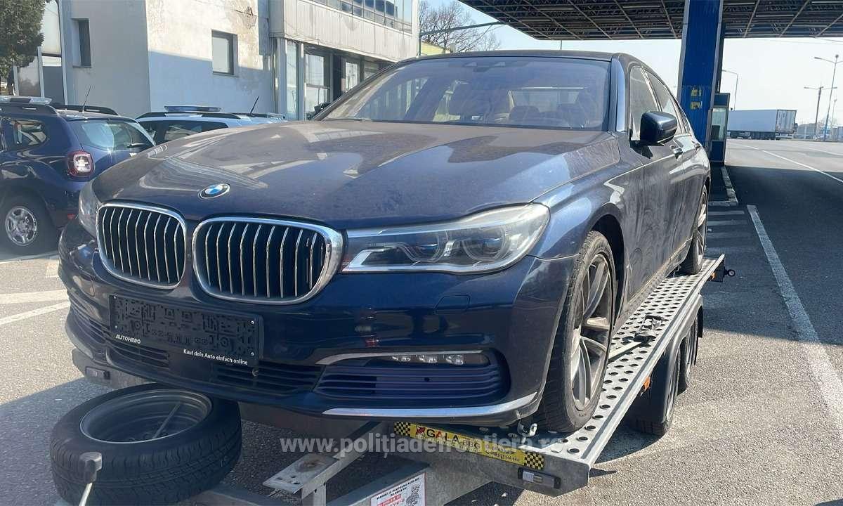 Фото | На таможне Надлак был найден BMW 7 серии, разыскиваемый немецкими властями.