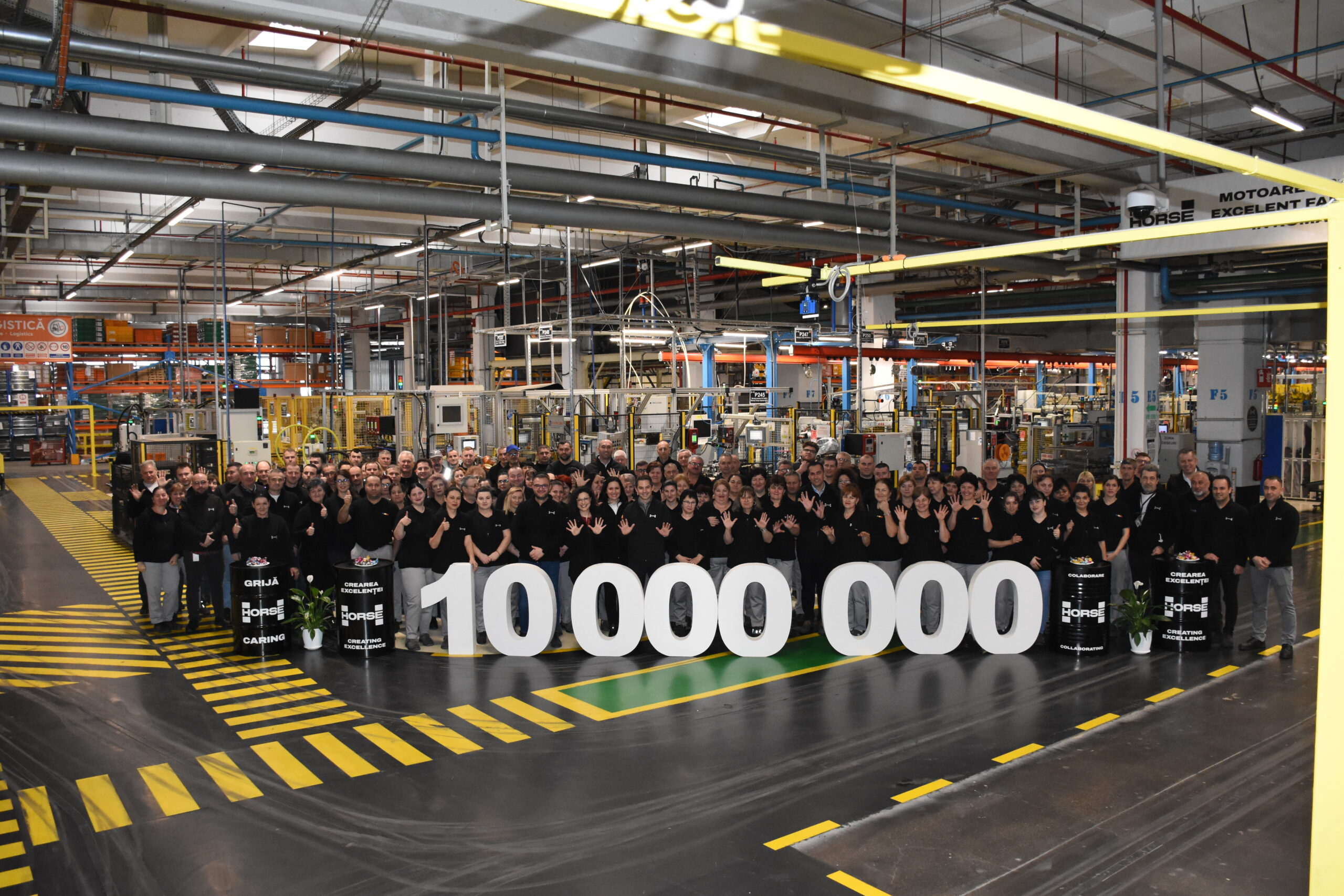 Компания Horse, производитель двигателей для Dacia, построила в Миовенах 10 миллионов двигателей.