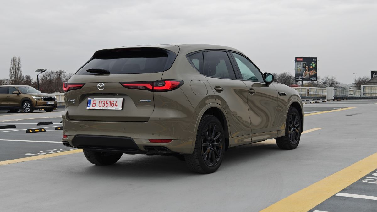 Видео/Тест Mazda CX-60 PHEV 2026. Японский внедорожник мощностью 327 л.с. также прибывает на дороги Румынии